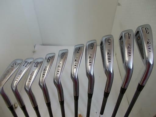 HONMA LB-606 2-STAR 10PC R-FLEX IRONS SET GOLF CLUBS BERES