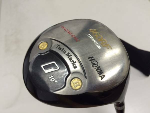 HONMA TWINMARKS GOLF CLUB DRIVER 460RF 3-STAR 10DEG R-FLEX BERES