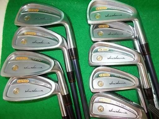 HONMA LB-708 NEW H&F GOLD 3S 9PC ORIGINAL SHAFT R-FLEX IRONS SET GOLF 10247