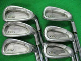 DUNLOP XXIO 6PC STEEL SHAFT S-FLEX CAVITY BACK IRONS SET GOLF CLUBS