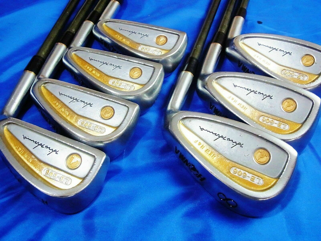 4-STAR  HONMA LB-606 NEW H&F GOLD LINE 7PC R-FLEX IRONS SET BERES