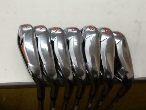 COBRA  AMP JAPAN MODEL 7PC S-FLEX IRONS SET GOLF CLUBS 10167