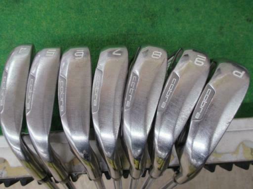 COBRA  AMP CELL JAPAN MODEL 7PC S-FLEX IRONS SET GOLF CLUBS 10167