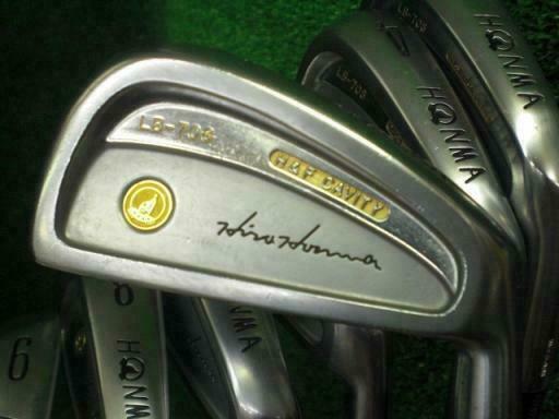 HONMA LB-708 H&F GOLD 4-STAR  10PC ORIGINAL SHAFT R-FLEX IRONS SET GOLF 10247