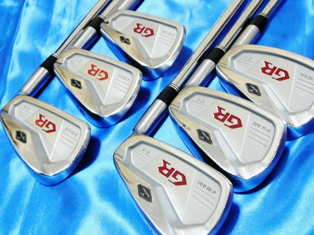 BRIDGESTONE TOUR STAGE X-BLADE GR 6PC S-FLEX IRONS SET GOLF CLUBS 6197