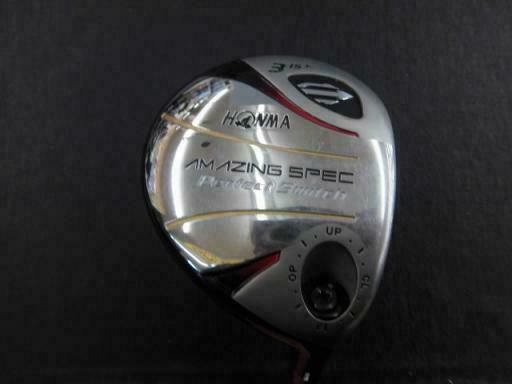 GOLF CLUBS FAIRWAY WOOD HONMA AMAZING SPEC PERFECT SWITCH 3W LOFT-15 S-FLEX