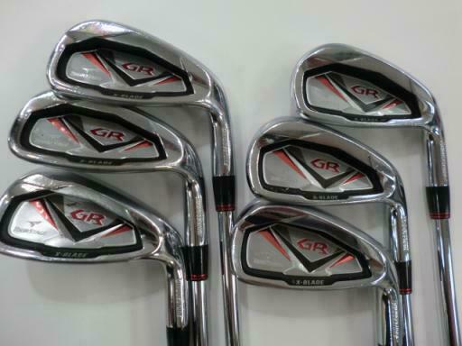 BRIDGESTONE TOUR STAGE X-BLADE GR 2010 6PC GS85 R-FLEX IRONS SET GOLF 10277