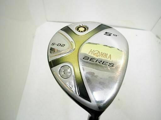 GOLF CLUBS FAIRWAY WOOD HONMA BERES S-02 3-STAR #5 5W LOFT-18 R-FLEX BERES