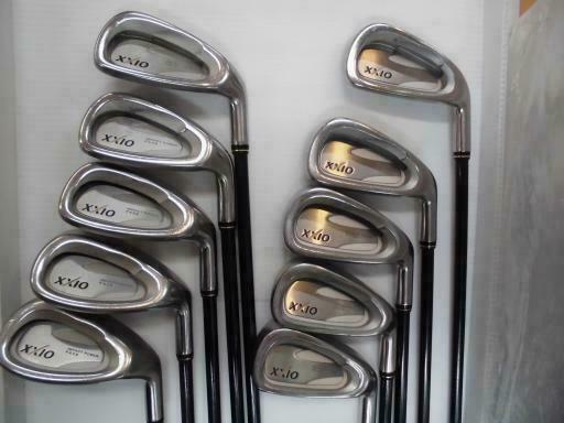 DUNLOP XXIO 10PC S-FLEX CAVITY BACK IRONS SET GOLF CLUBS 577