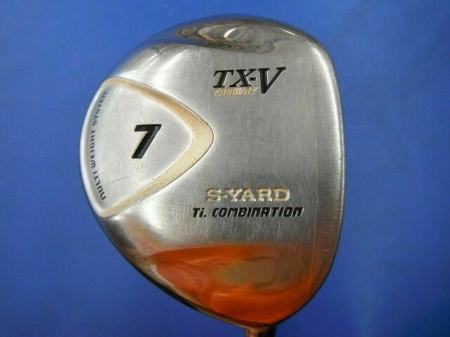 GOLF CLUBS FAIRWAY WOOD SEIKO S-YARD TX-V #7 7W LOFT-20 S-FLEX EXCELLENT