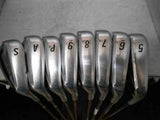 DUNLOP XXIO FORGED 2013 8PC R-FLEX CAVITY BACK IRONS SET GOLF CLUBS