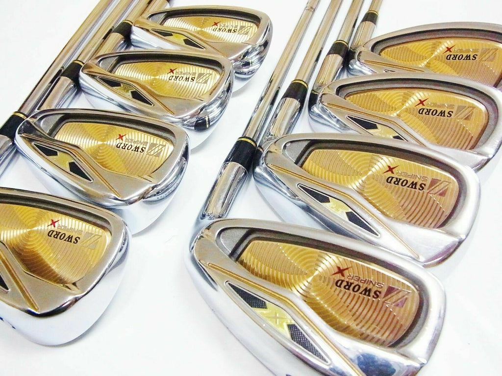 2011MODEL KATANA SWORD SNIPER X 8PC S-FLEX IRONS GOLF CLUBS 827