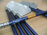 2011 JAPAN MODEL MACGREGOR MACTEC NV-F BLUE 8PC R-FLEX IRONS SET GOLF CLUBS