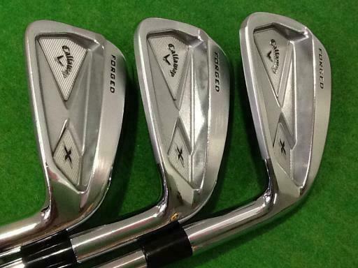 JAPAN MODEL CALLAWAY X-FORGED 2013 NSPRO 6PC S-FLEX IRONS SET GOLF 1167