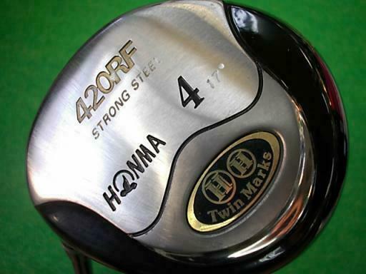 GOLF FAIRWAY WOOD HONMA TWIN MARKS 420RF 2-STAR LEFT-HANDED 4W LOFT-17 R-FLEX