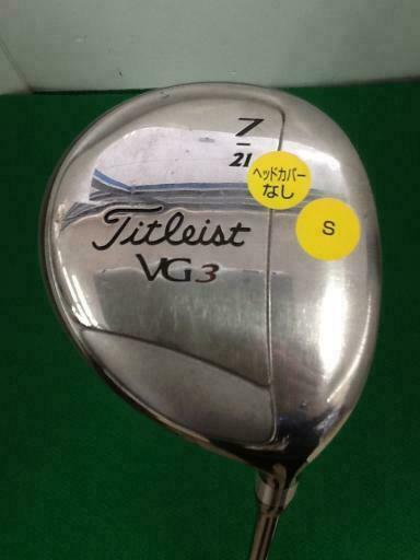 GOLF CLUBS FAIRWAY WOOD TITLEIST VG3 JAPAN MODEL 7W S-FLEX