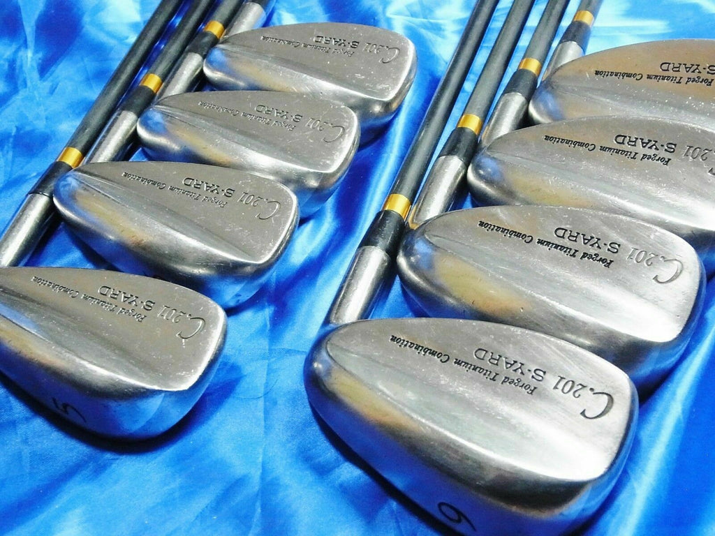 MUSCLE BACK MODEL SEIKO S-YARD C.201 8PC R-FLEX IRONS SET GOLF CLUBS 5108