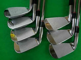 COBRA  AMP FORGED JAPAN MODEL 7PC S-FLEX IRONS SET GOLF CLUBS 10167