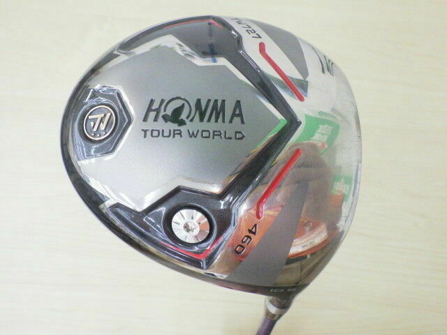 3-STAR HONMA GOLF CLUB DRIVER TOUR WORLD TW727 460 LOFT-10.5 R-FLEX 1109 BERES