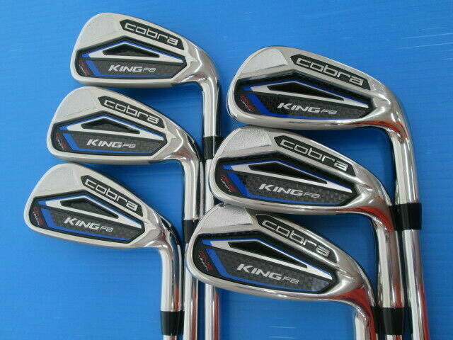 COBRA KING F8 ONE LENGTH JP MODEL 6PC NSPRO S-FLEX IRONS SET GOLF CLUBS