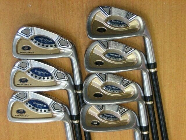 HONMA BERES IC-01 2-STAR 7PC R-FLEX IRONS SET GOLF CLUBS EXCELLENT BERES