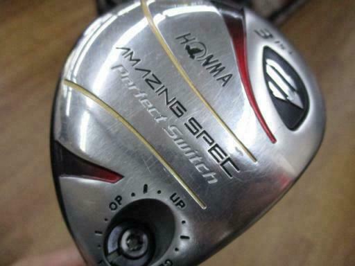 GOLF FAIRWAY WOOD HONMA AMAZING SPEC PERFECT SWITCH 3-STAR 3W LOFT-15 S-FLEX