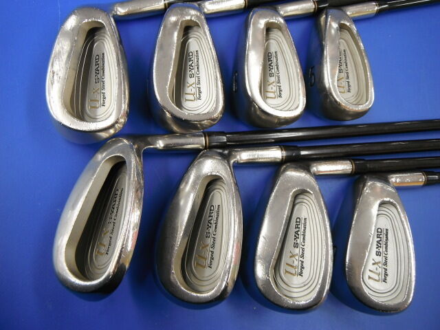 SEIKO S-YARD U-X 8PC R-FLEX CAVITY BACK IRONS SET GOLF CLUBS