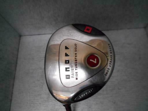 GOLF CLUBS FAIRWAY WOOD LEFT-HANDED DAIWA GLOBERIDE ONOFF ARMS 2008 7W S-FLEX