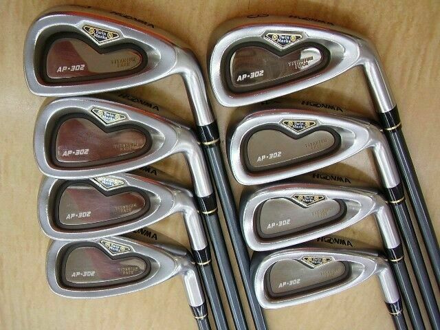 HONMA TWIN MARKS AP-302 8PC R-FLEX CAVITY BACK IRONS SET GOLF CLUBS BERES