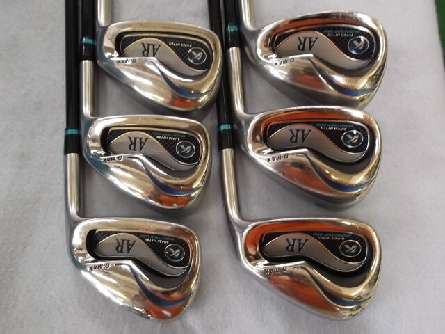 2012MODEL KASCO D-MAX AR 6PC S-FLEX IRONS SET GOLF CLUBS