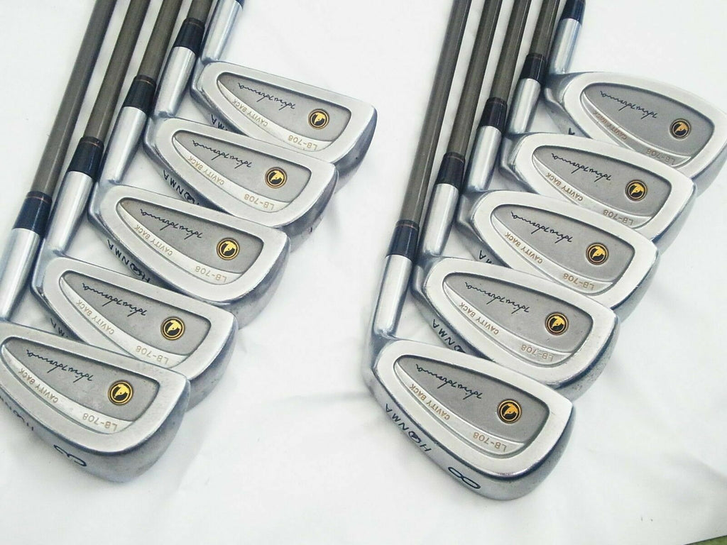 HONMA GOLF CLUBS LB-708 PERFECT 10PC 4-STAR R-FLEX IRONS SET BERES