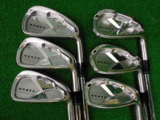 DAIWA GLOBERIDE ONOFF FORGED 2013 6PC NSPRO S-FLEX IRONS SET GOLF 10297