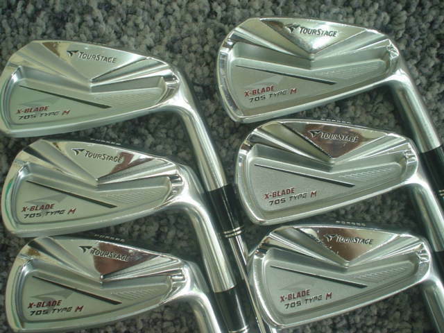 BRIDGESTONE(J40) TOURSTAGE X-BLADE 705 TYPE M 6PC IRONS SET S-FLEX GOLF CLUBS