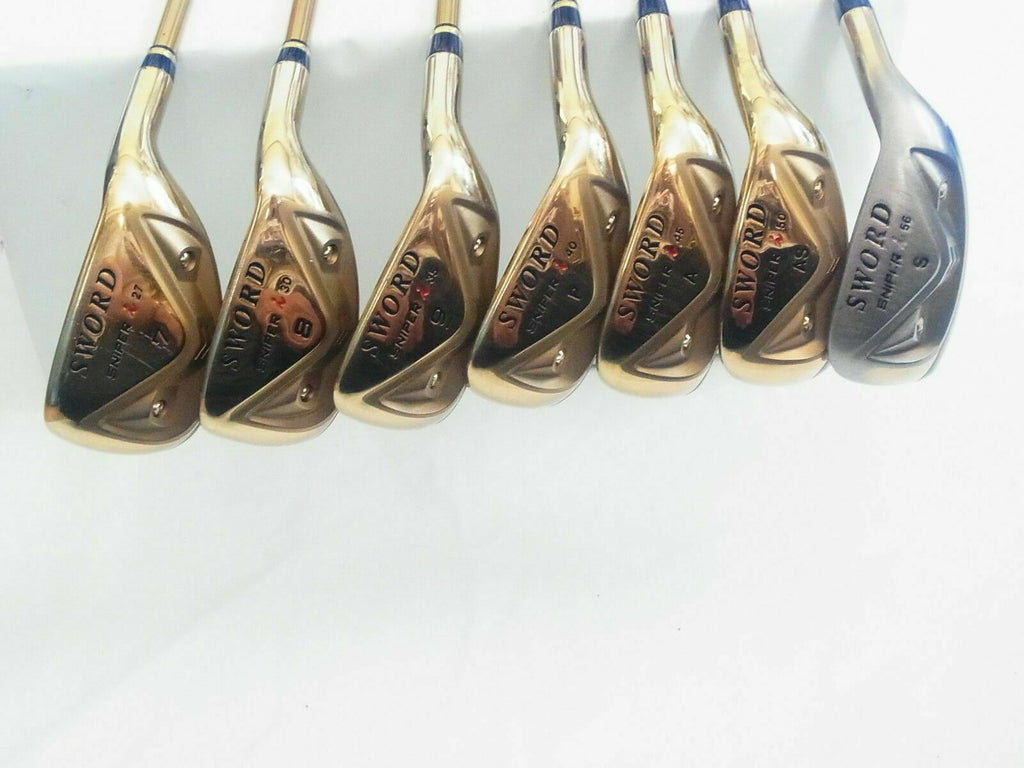 FOR SENIOR HYBRID IRONS SET KATANA SWORD SNIPER I 7PC R-FLEX GOLF CLUBS 10108