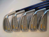 HONMA LB-606 NEW H&F GOLD 2S 10PC ORIGINAL SHAFT R-FLEX IRONS SET GOLF 10247