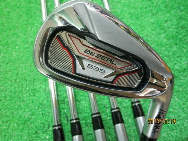 HONMA BE ZEAL 535 2018 6PC NSPRO R-FLEX IRONS SET GOLF CLUBS 189 BERES