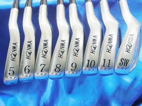 HONMA GOLF CLUB LB-606 KB MODEL 4-STAR GOLD 8PC R-FLEX IRONS SET ...
