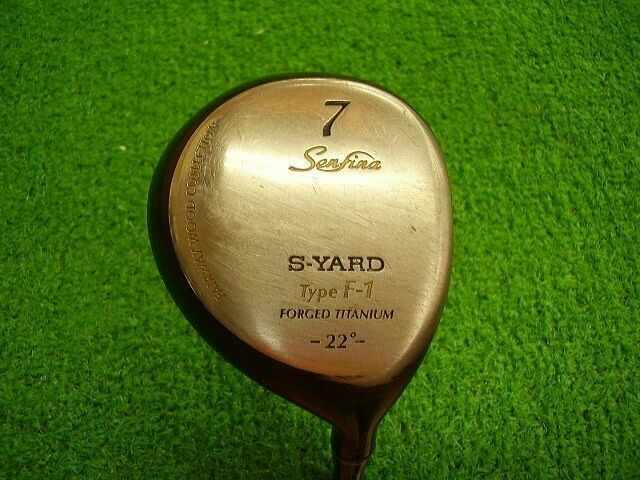 GOLF FAIRWAY WOOD SEIKO S-YARD TYPE F-1 SENFINA LADIES #7 7W LOFT-22 L-FLEX