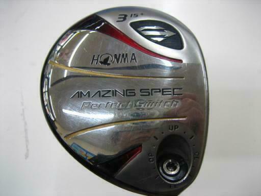 GOLF CLUBS FAIRWAY WOOD HONMA AMAZING SPEC PERFECT SWITCH 3W LOFT-15 SR-FLEX