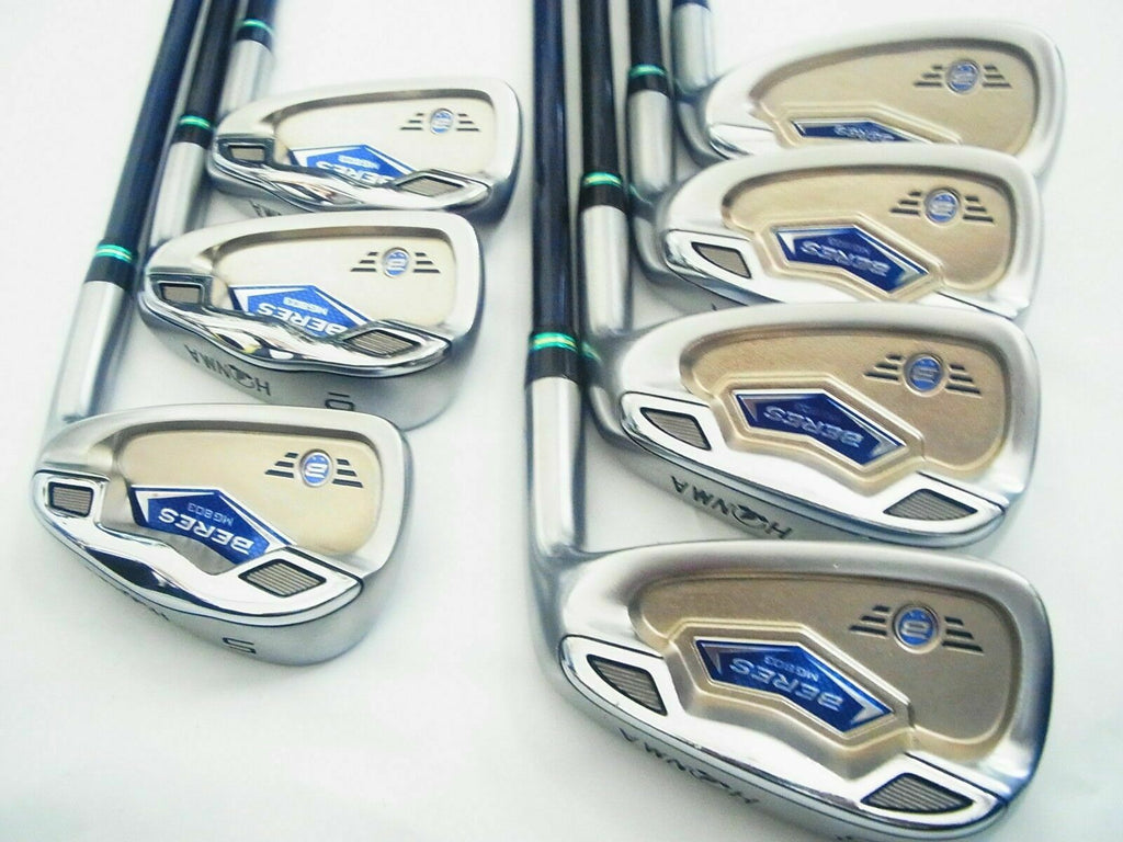 MINT 7PC 2-STAR HONMA BERES MG803 R-FLEX IRONS SET GOLF CLUBS  BERES