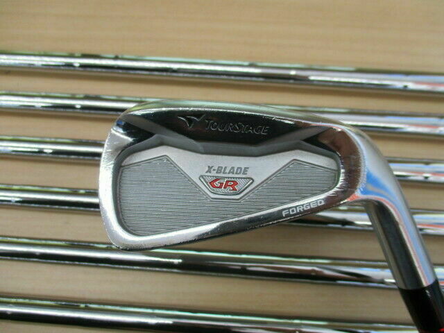 Bridgestone TourStage X-BLADE GR FORGED 7PC NSPROWF S-FLEX IRONS SET Golf