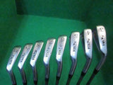 HONMA LB-606 NEW H&F GOLD 2S 8PC ORIGINAL SHAFT R-FLEX IRONS SET GOLF 10247