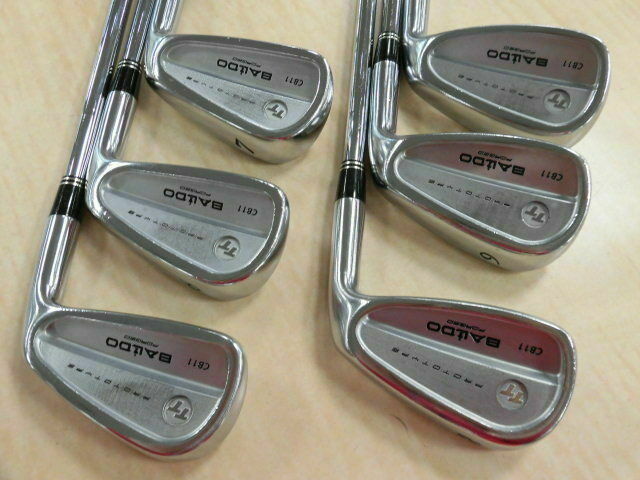 BALDO TT PROTOTYPE CB11 FORGED  6PC NSPRO S-FLEX IRONS SET GOLF CLUBS 189