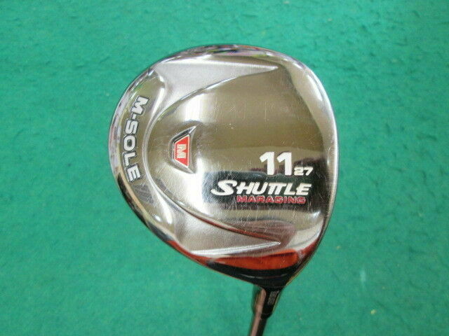 GOLF CLUBS FAIRWAY WOOD MARUMAN SHUTTLE MARAZING M-SOLE #11 11W FLEX-R LOFT-27