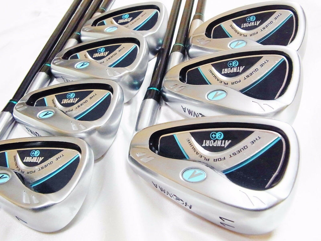2011MODEL LADIES HONMA ATHPORT 3 E+ 7PC L-FLEX IRONS SET GOLF CLUBS BERES