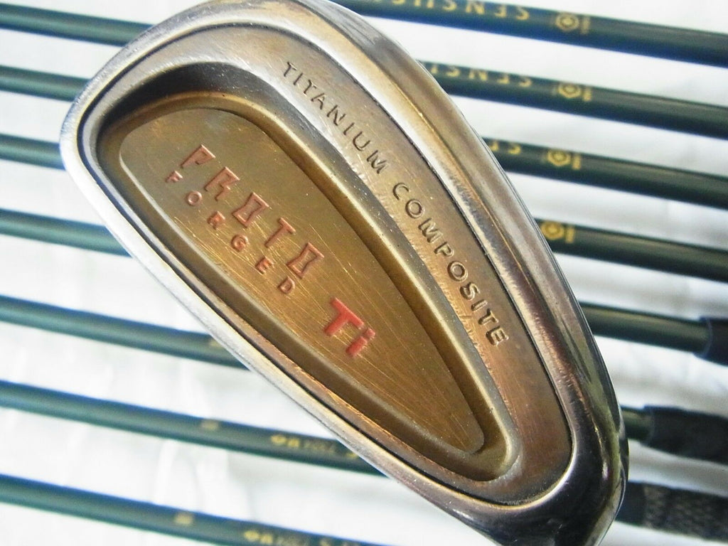 YAMAHA GOLF CLUBS PROTO FORGED 9PC R-FLEX IRONS SET