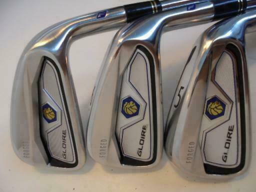 TAYLOR MADE GLOIRE F JAPAN MODEL 6PC NSPRO R-FLEX IRONS SET GOLF 10187