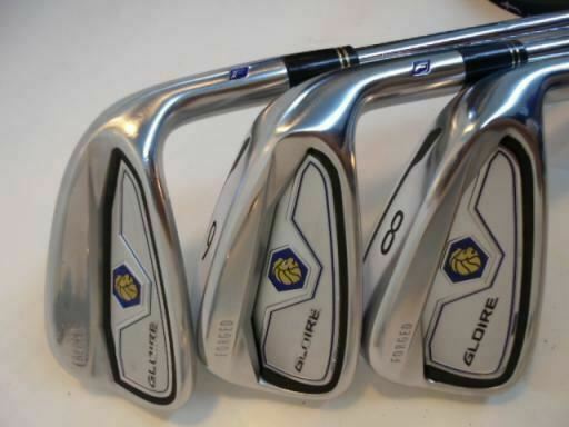TAYLOR MADE GLOIRE F JAPAN MODEL 6PC NSPRO R-FLEX IRONS SET GOLF 10187