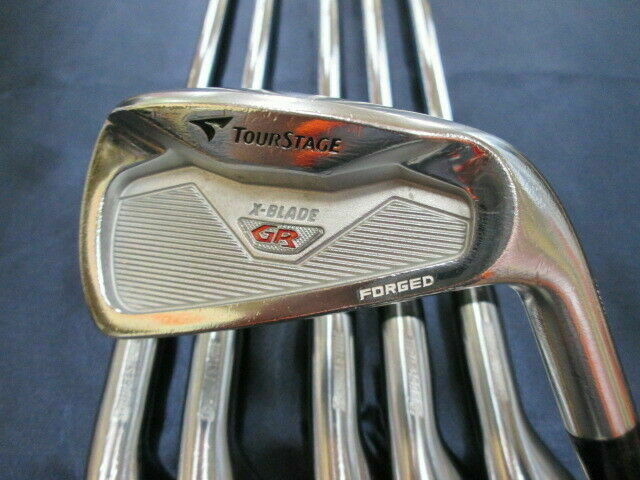 Bridgestone TourStage X-BLADE GR FORGED 6PC NSPROWF R-FLEX IRONS SET Golf