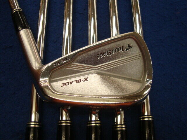 Bridgestone TourStage X-BLADE 709 MC 6PC NSPROWF S-FLEX IRONS SET Golf